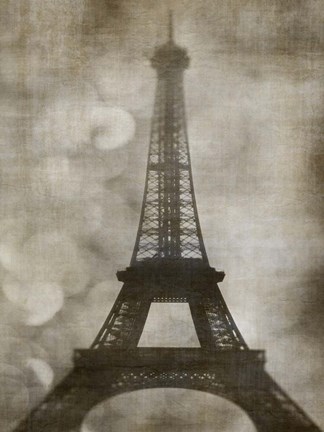 Framed Vintage Eiffel I Print