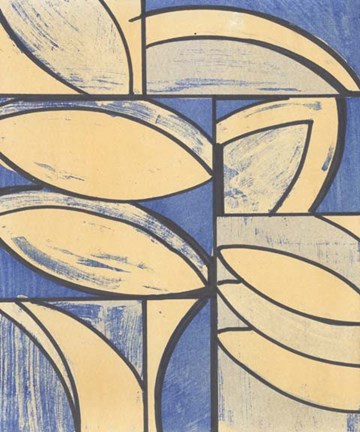 Framed Indigo Complement III Print