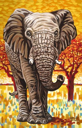 Framed Wild Africa I Print