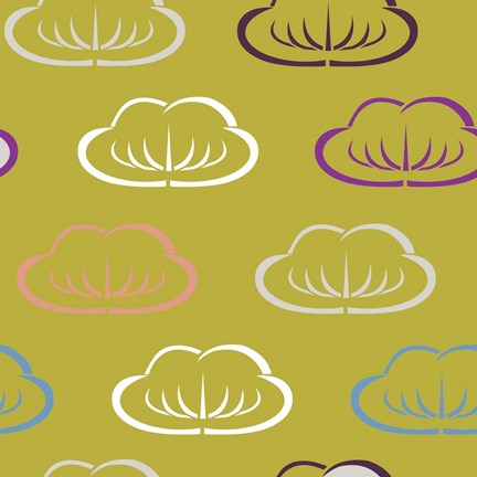 Framed Clouds III Print