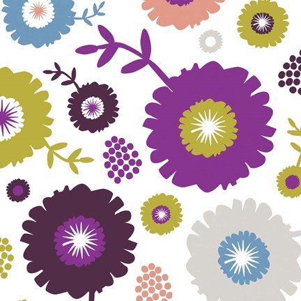 Framed Garden Floral III Print