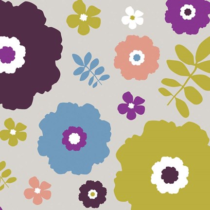 Framed Sweet Floral III Print