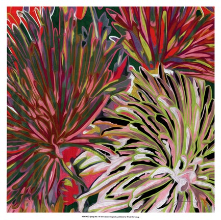 Framed Spring Mix I Print