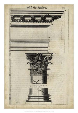 Framed Ancient Architecture II Print