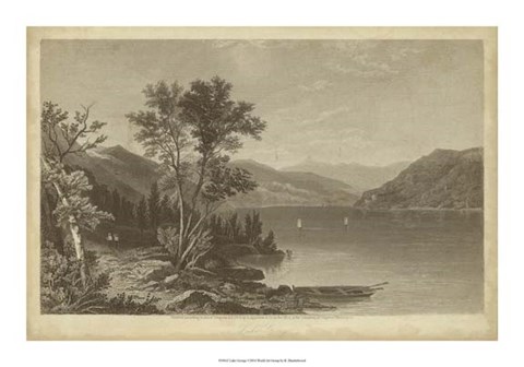 Framed Lake George Print