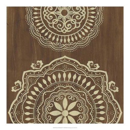 Framed Weathered Mandala IV Print