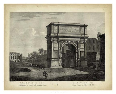 Framed Arco di Tito Print