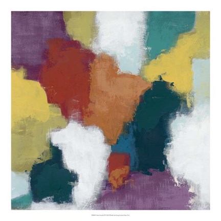 Framed Color Cascade II Print