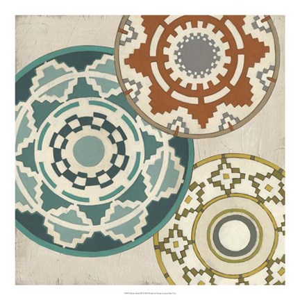 Framed Basket Motif III Print