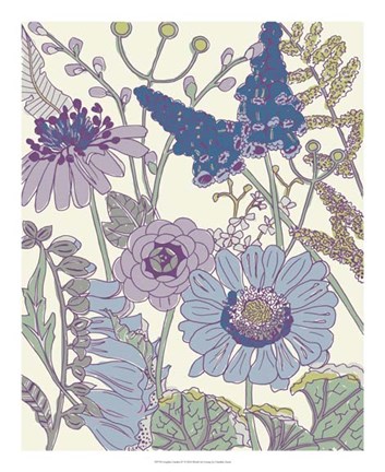 Framed Graphic Garden IV Print