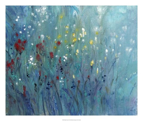 Framed Blue Vision II Print