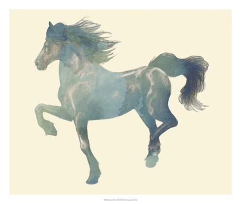 Framed Gypsian Paint I Print