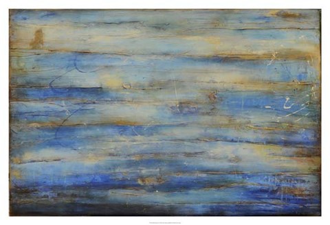 Framed Blue Bay Jazz Print