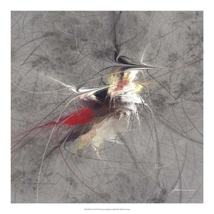 Framed Paint Swirl I Print