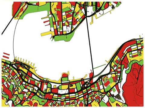 Framed Victoria Quay Hong Kong 2 Print