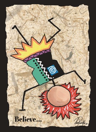 Framed Believe Print