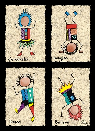 Framed Celebrate Dance Print