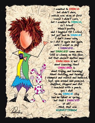 Framed I Danced Print