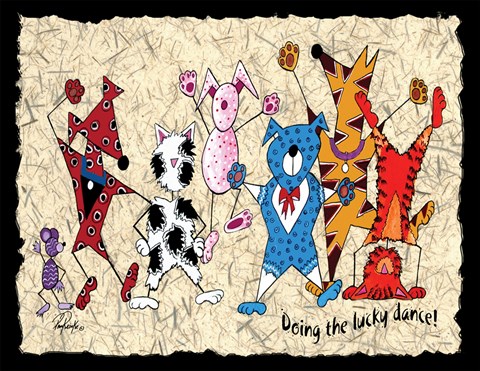 Framed Lucky Dance Print