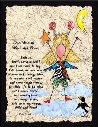 Framed One Woman Print