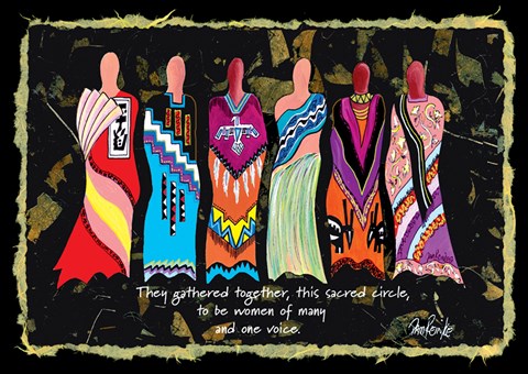 Framed Sacred Circle Print