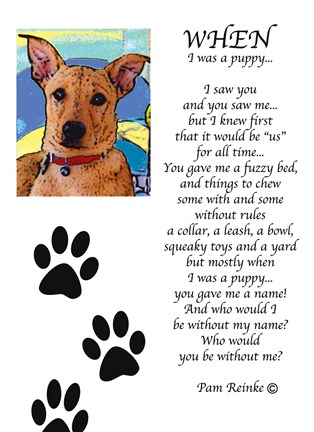 Framed When I was Print