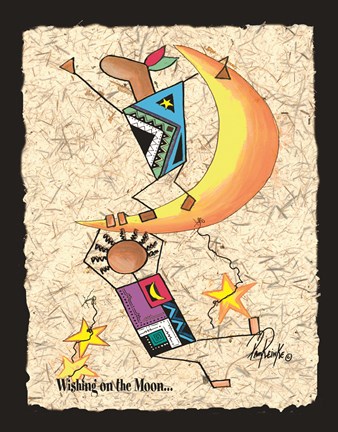Framed Wishing Moon Print
