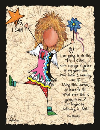 Framed Yes I Can Print