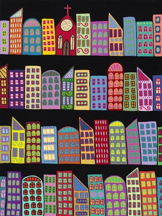 Framed Around The Way Print