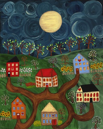 Framed Country Living Print