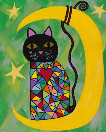 Framed Nocturnal Love Print