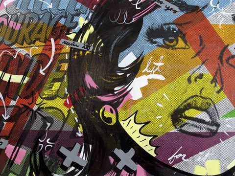 Framed Left of Yes Print