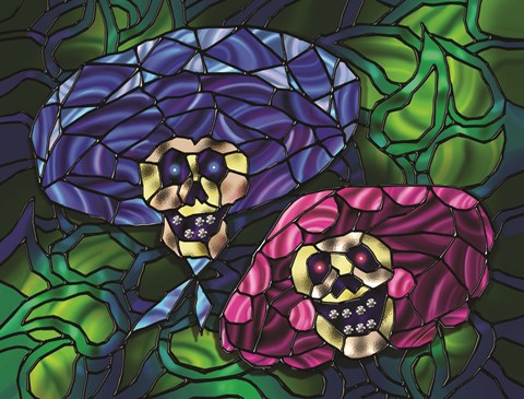 Framed Day of the Dead 4 Print