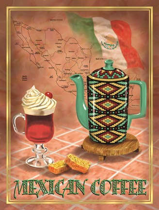 Framed Mexican Coffee Print