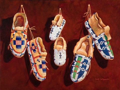 Framed Baby Makes Three Print