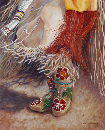 Framed Dancing Moccasins Print