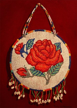 Framed Red Roses Print