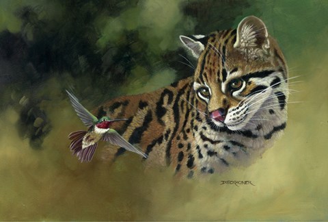 Framed Whiskers and Wings Print