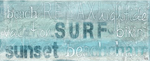 Framed Seascape Sentiment I Print