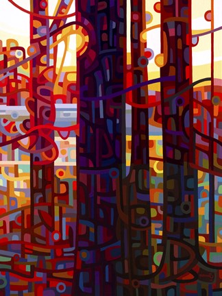 Framed Carnelian Morning Print