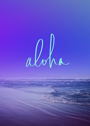 Framed Aloha Print