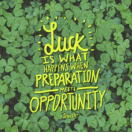 Framed Luck Seneca Print