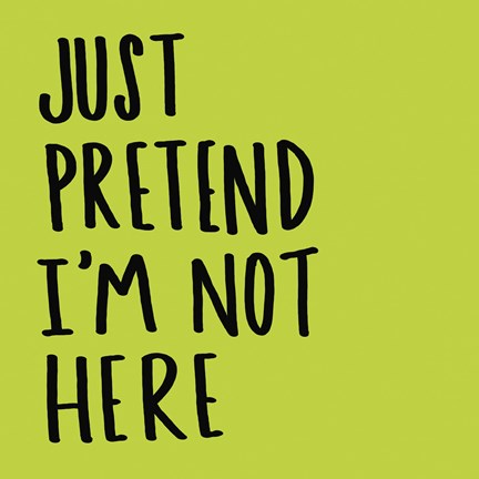 Framed Pretend Print