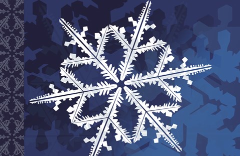 Framed Cristal de Glace II Print