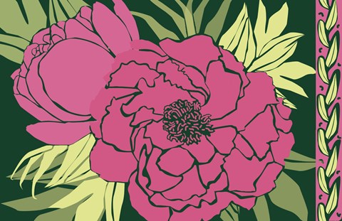 Framed Color Bouquet IV Print