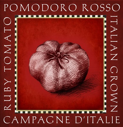 Framed Vegetable Classics II Print