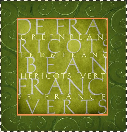 Framed Vegetable Classics III Print