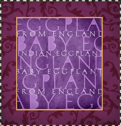 Framed Vegetable Classics IV Print