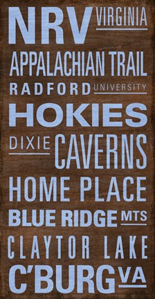 Framed NRV Text Print