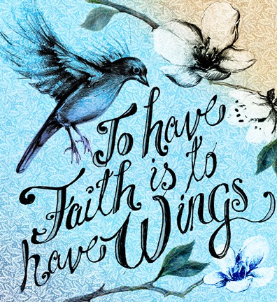 Framed Birdie Words 2 Print